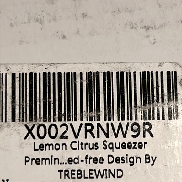 Treblewind Lemon Lime Manual Citrus Hand Juicer New In Box-BPA Free - Picture 5 of 5